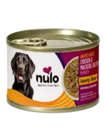 Nulo Nulo Ancient Grains Chicken & Mackerel Recipe in Broth for Dogs 6oz Can