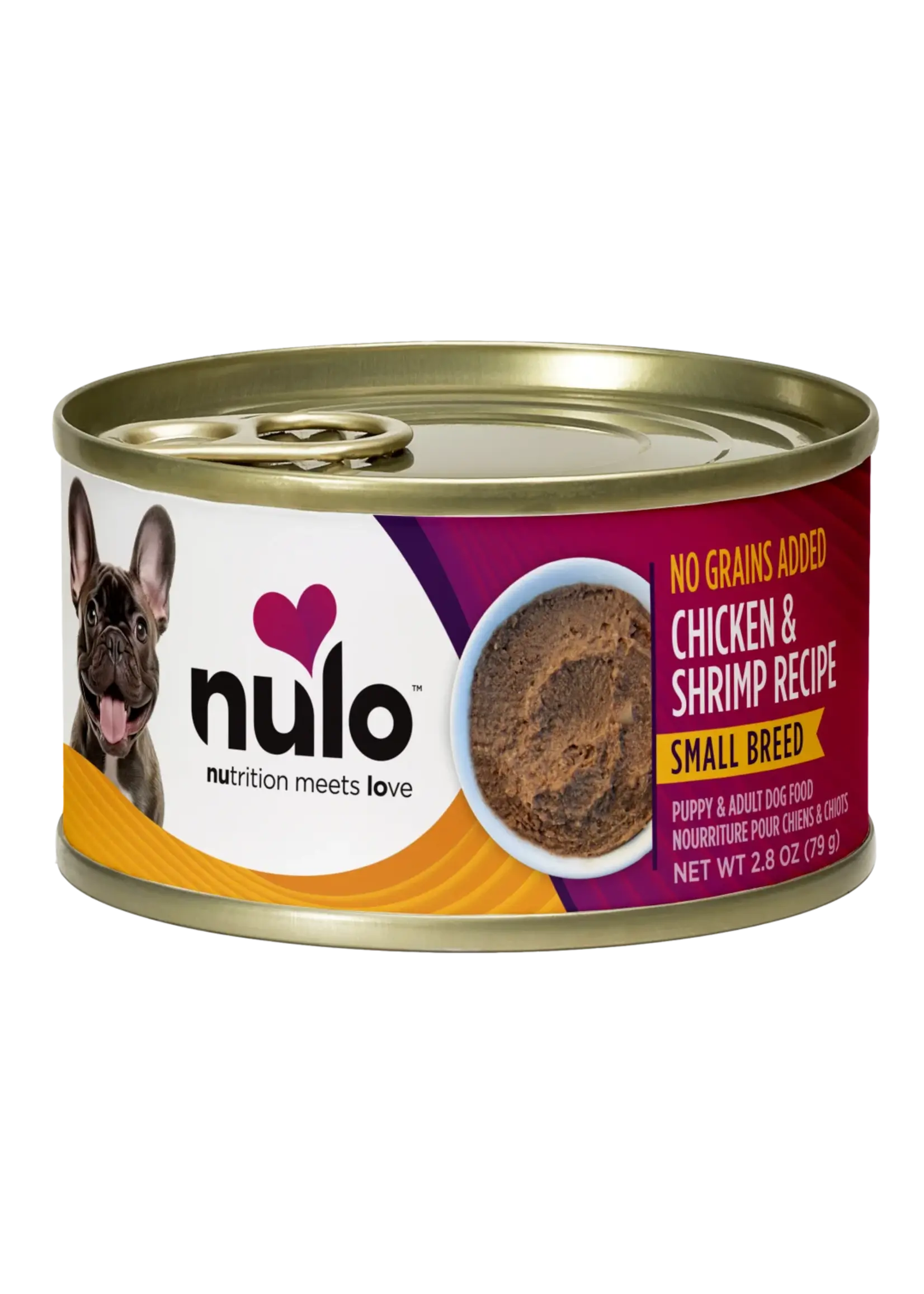 Nulo Nulo Small Breed Canned Dog Food 2.8 oz Chicken & Shrimp