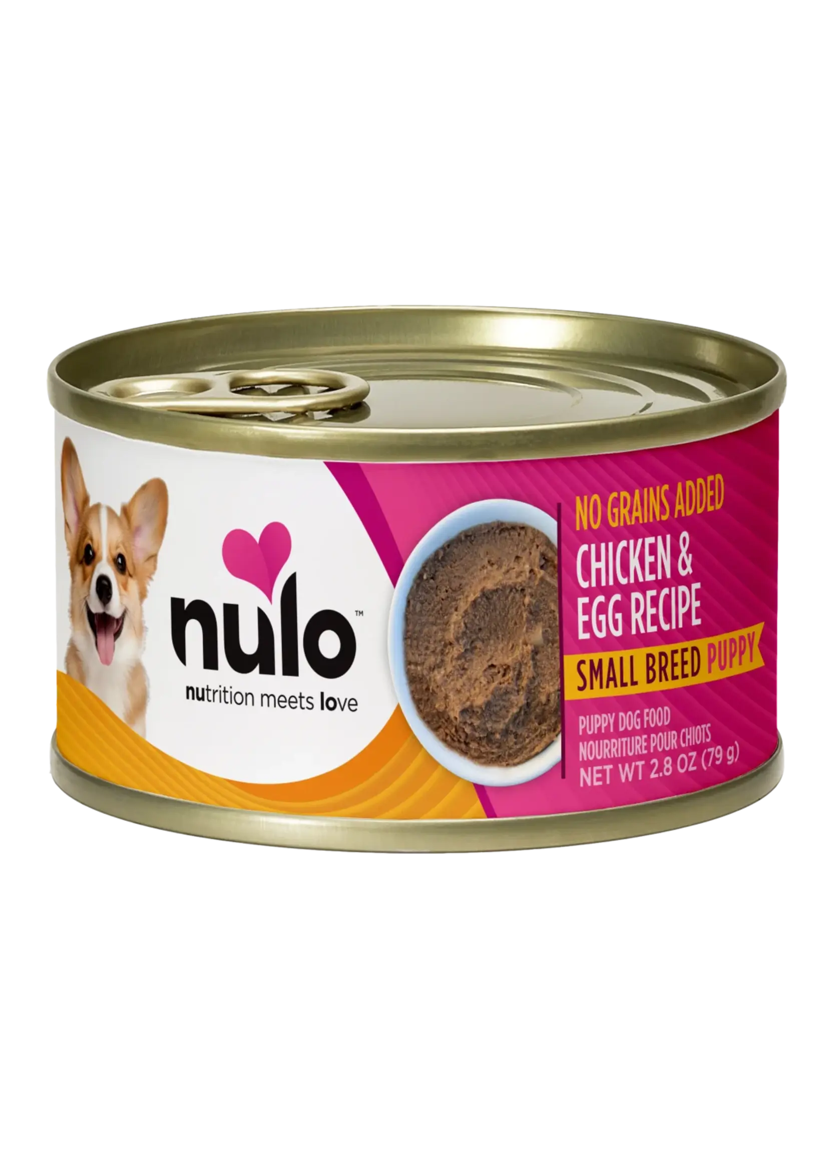 Nulo Nulo Small Breed Canned Dog Food 2.8 oz Chicken & Egg Pate