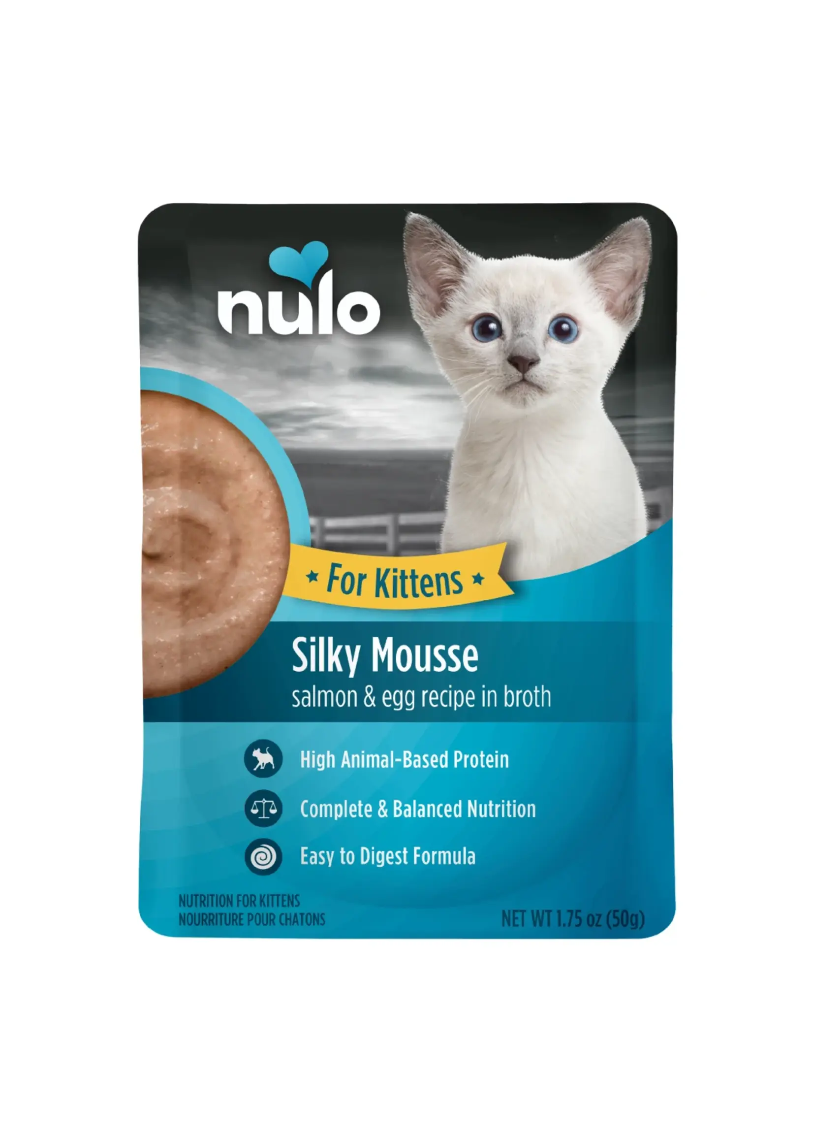 Nulo Nulo Wet Kitten Silky Mousse Salmon & Egg Recipe 1.75oz