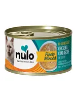 Nulo Nulo Wet Cat Finely Minced Chicken & Crab 2.8oz