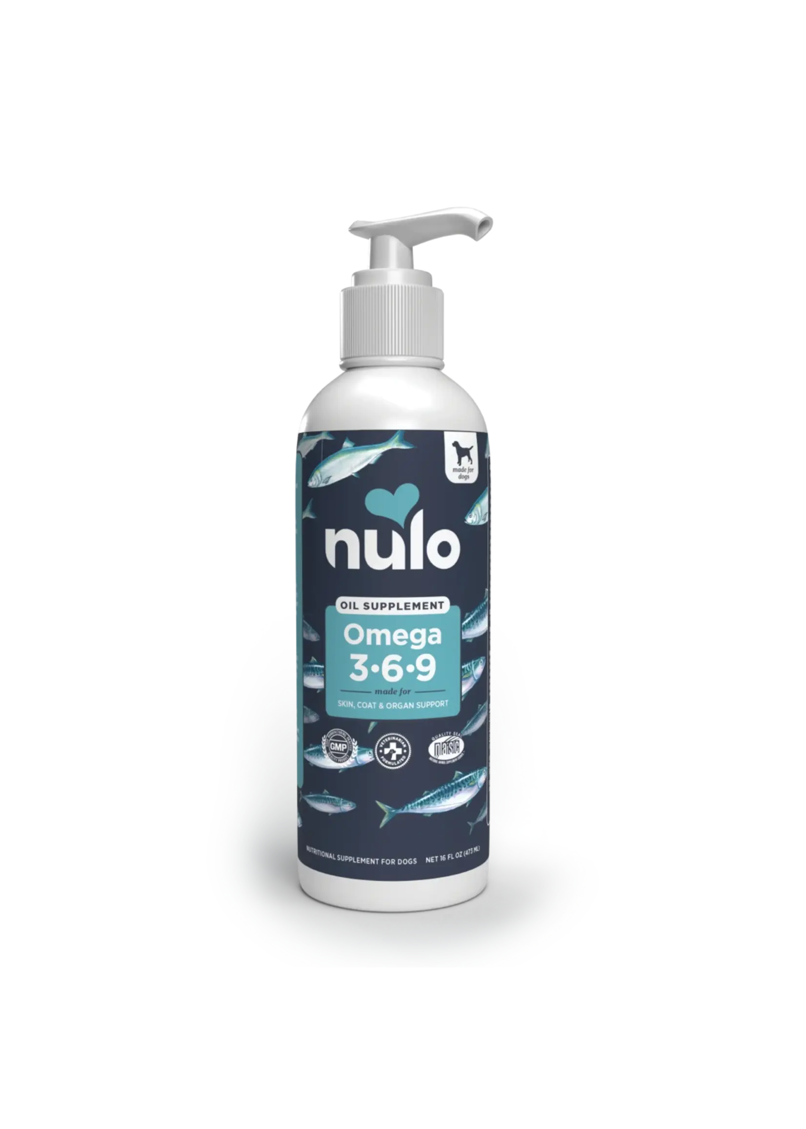 Nulo Nulo Omega 3-6-9 Oil Blend Dog Supplement 16 oz