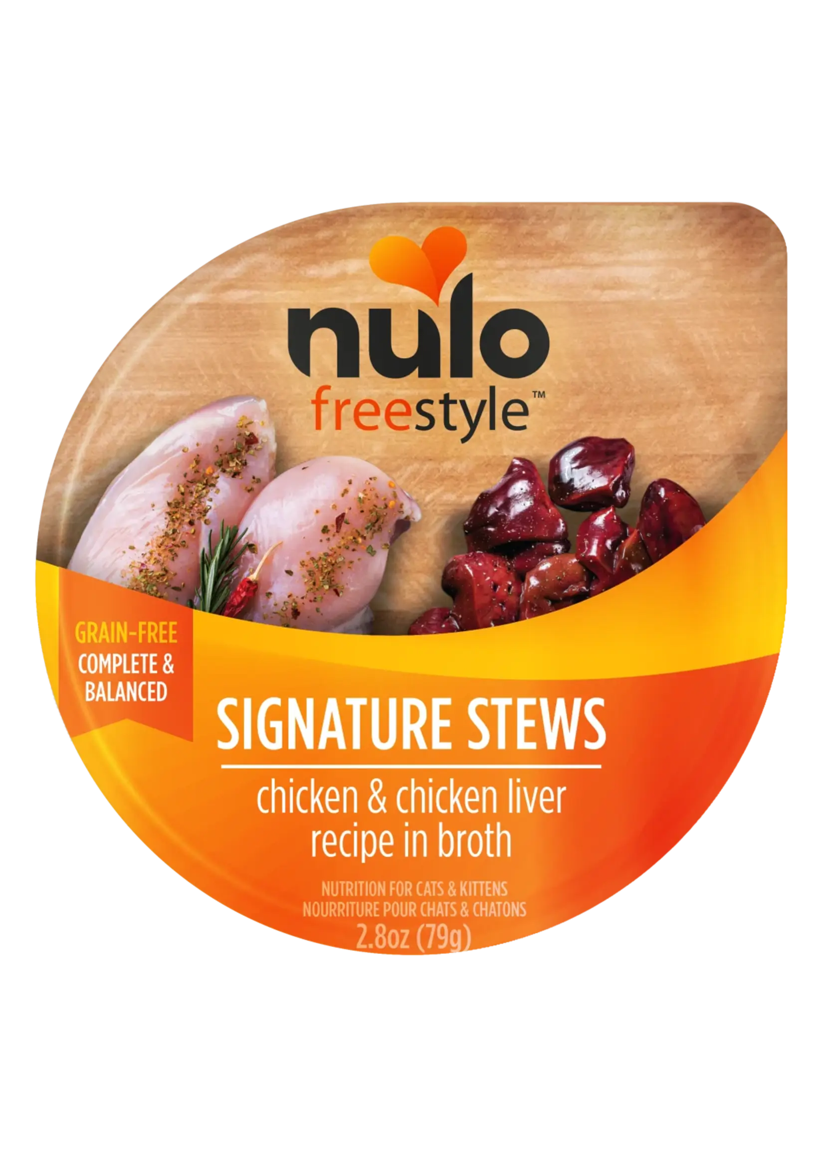 Nulo Nulo Freestyle Signature Stews Chicken & Chicken Liver Stew, 2.8oz Cup