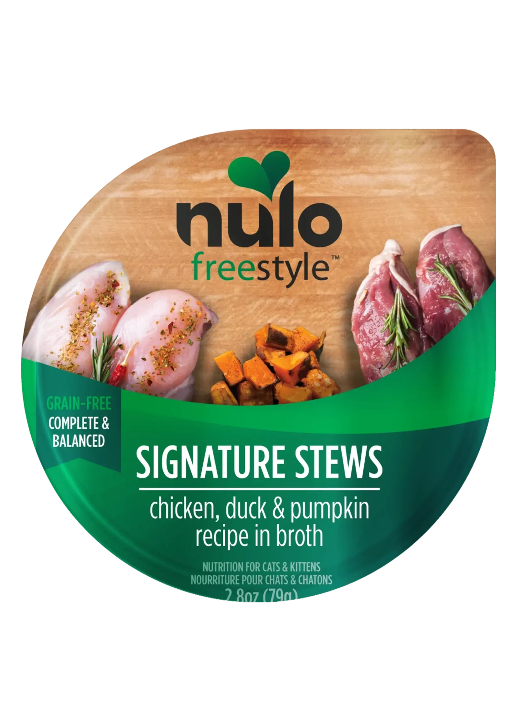 Nulo Nulo Freestyle Signature Stews Chicken, Duck, & Pumpkin Stew, 2.8oz Cup