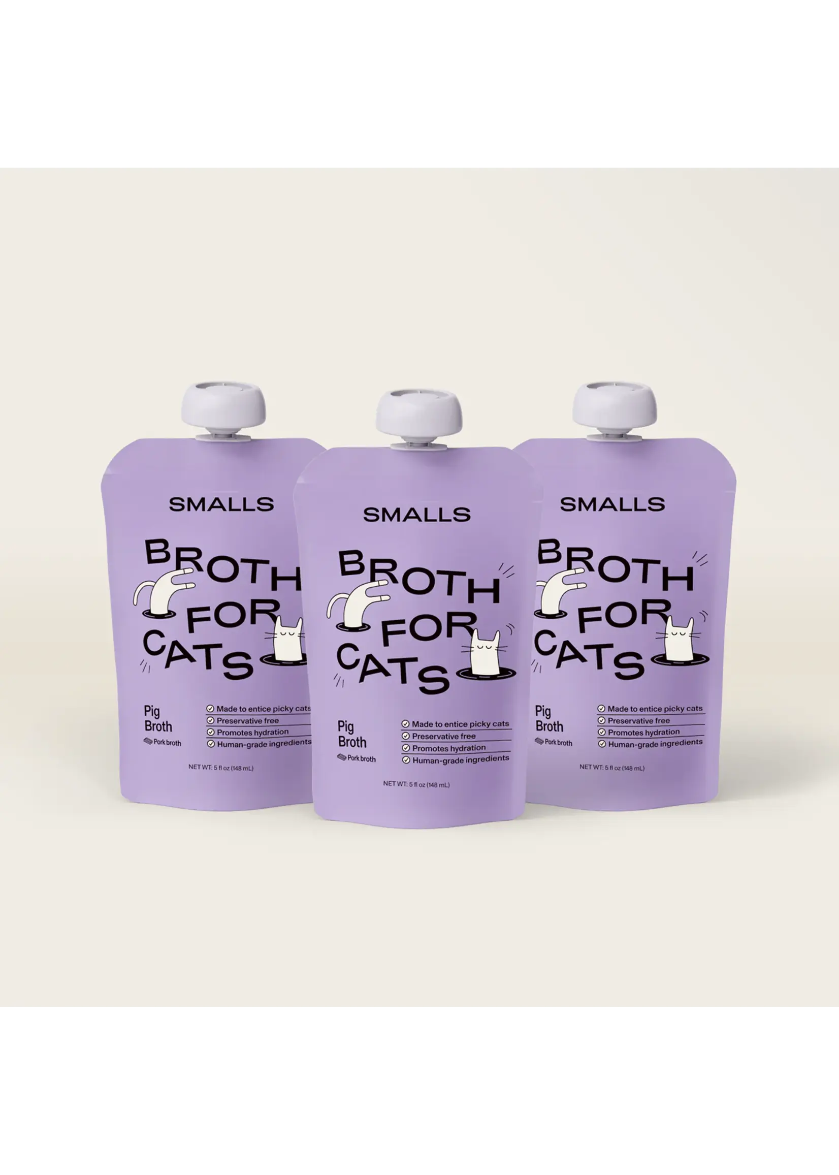 Smalls Smalls Pig Broth Cat Food Topper 5oz