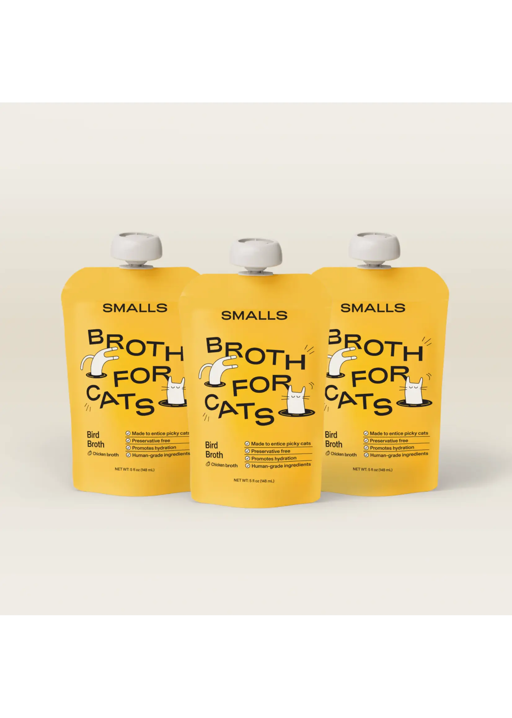 Smalls Smalls Bird Broth Cat Food Topper 5oz