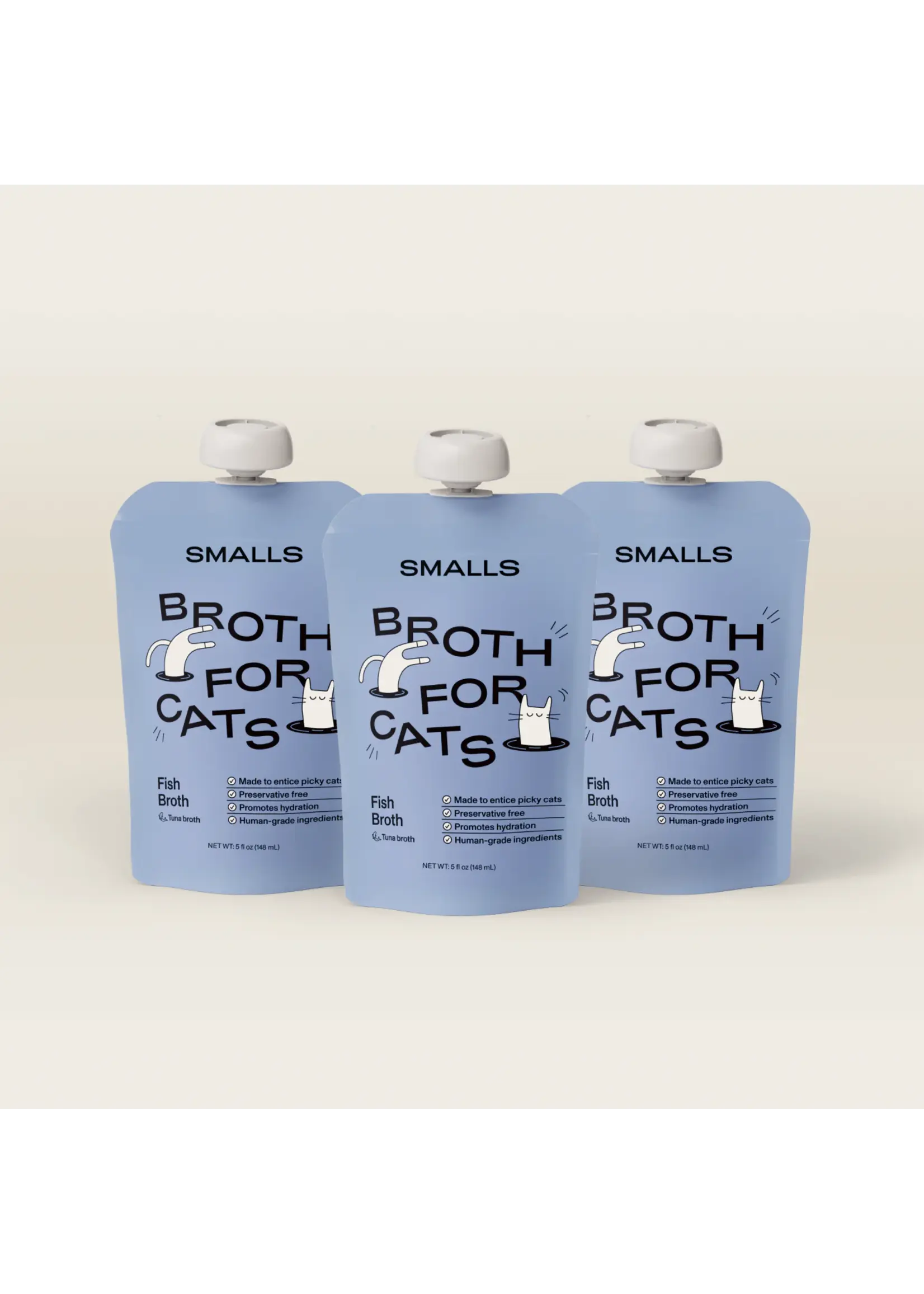 Smalls Smalls Fish Broth Cat Food Topper 5oz