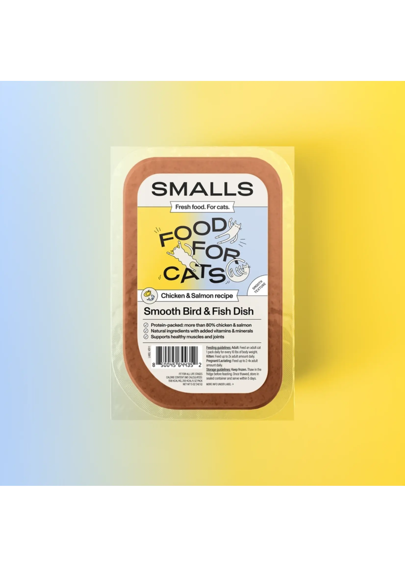 Smalls Smalls Frozen Fresh Smooth Bird & Fish Cat Food 5oz