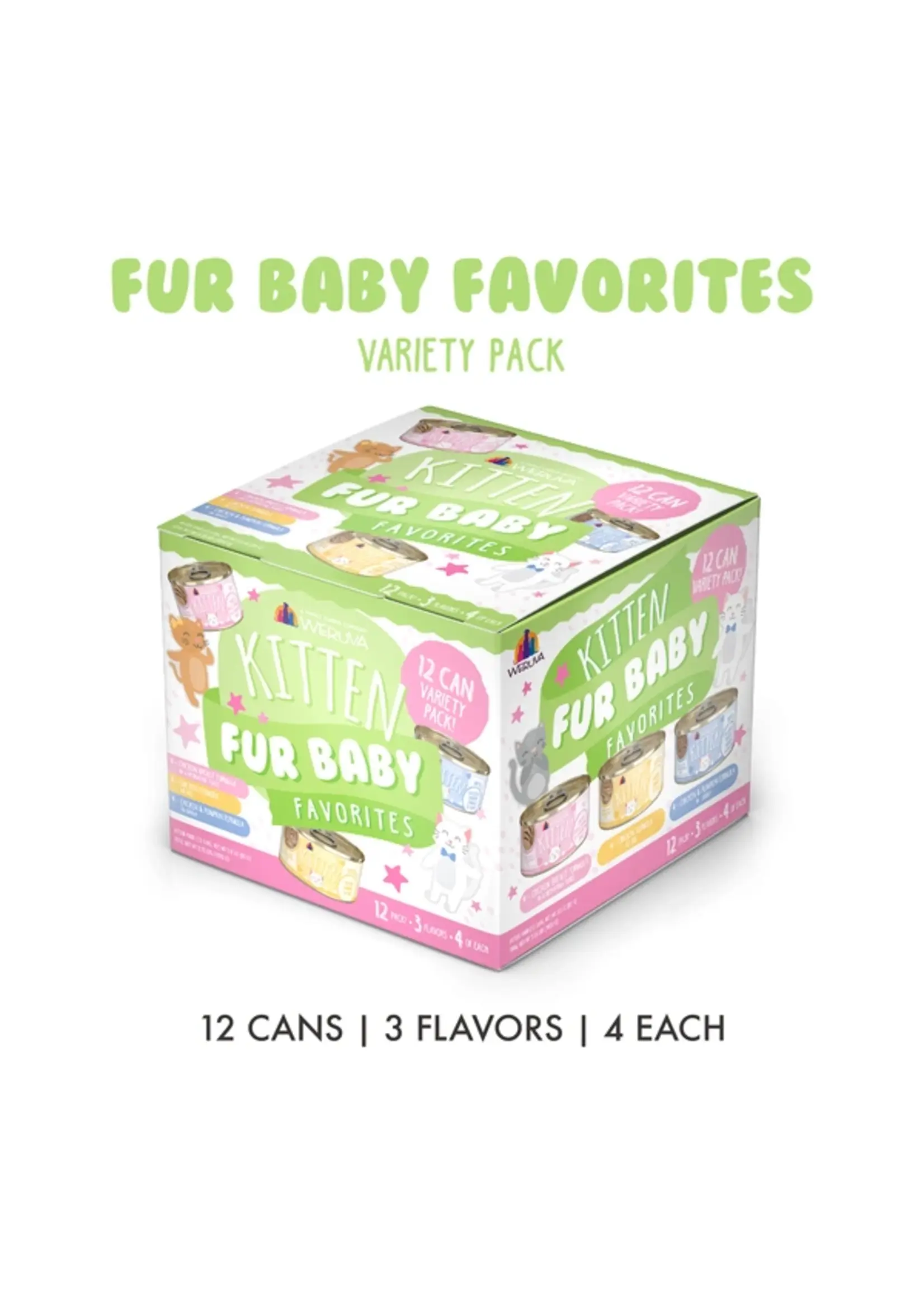 Weruva Weruva Kitten Fur Baby Favorites Variety Pack 12/3 oz