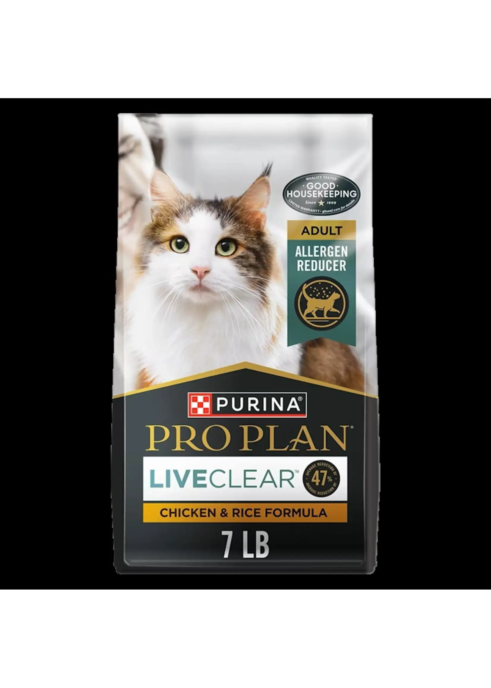 Purina Pro Plan Pro Plan Live Clear Allergen Reducing Chicken & Rice Cat  3.5 lb