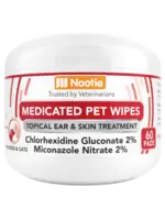 Nootie Nootie Dog & Cat Dermatology  Medicated Antimicrobial Wipes 60 count