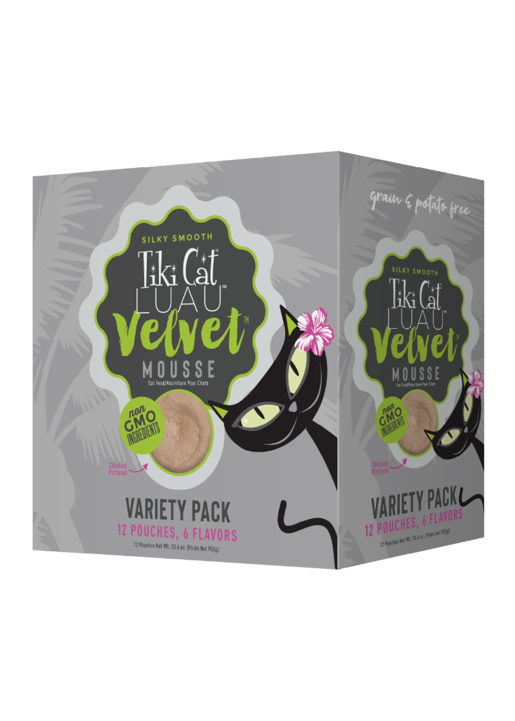 Tiki Cat Tiki Cat Luau Velvet Mousse, 2.8oz Variety Pack