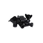 3/16'' Black Thumb Nuts