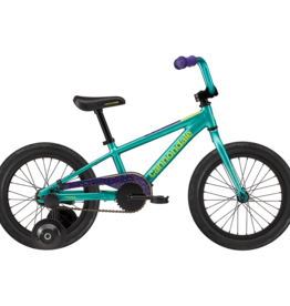 Cannondale 16" Girls Trail Single Speed- Turquoise