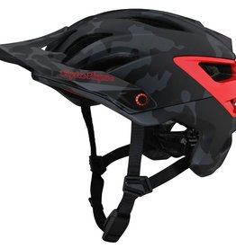 Troy Lee Designs A3 MIPS Helmet- Camo Gray/Red