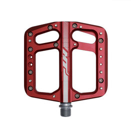 HT COMPONENTS AE06 Platform Pedals -  Red
