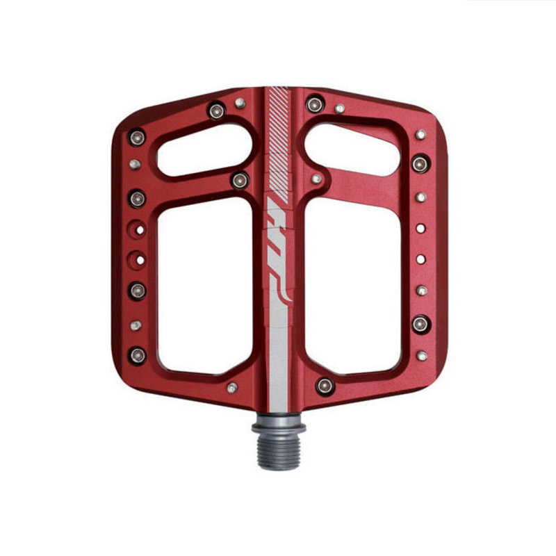 HT COMPONENTS AE06 Platform Pedals -  Red