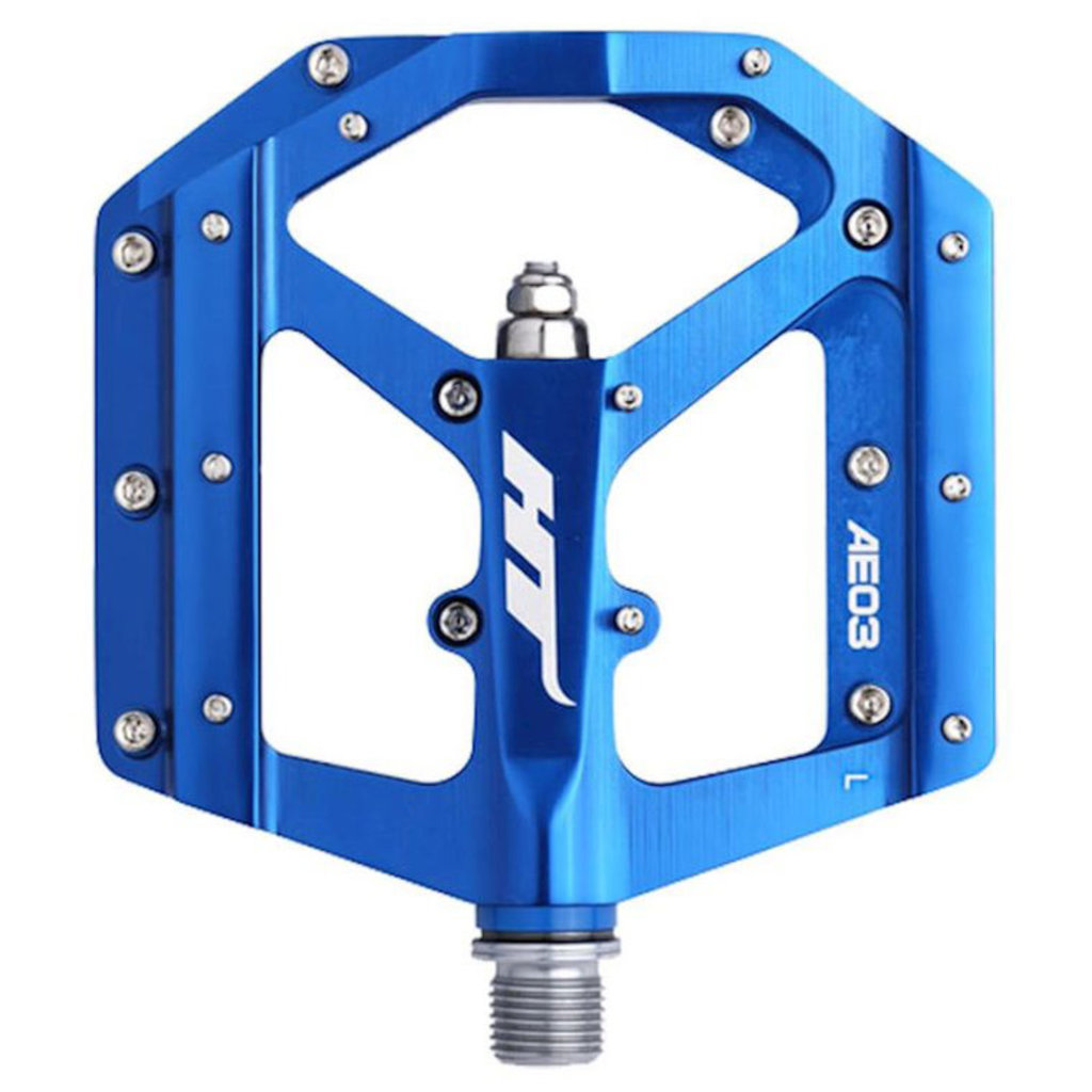 AE03 Evo+ Platform Pedals, CrMo - Royal Blue