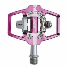 HT COMPONENTS T1 Clipless Platform Pedals, CrMo - Purple