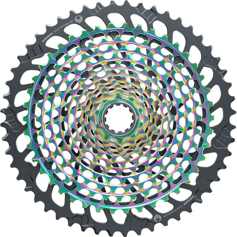 SRAM XX1 Eagle AXS XG-1299 Cassette - 12-Speed, 10-50t, Rainbow, For XD Driver Body