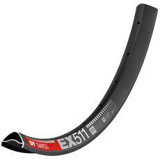 DT Swiss EX 511 Tubeless Ready 27.5" Disc Rim, 28h - Blk