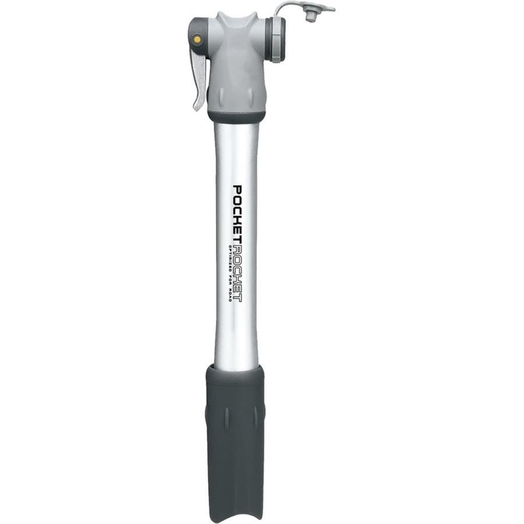 Topeak Master Blaster Pocket Rocket Frame Pump: Silver/Black