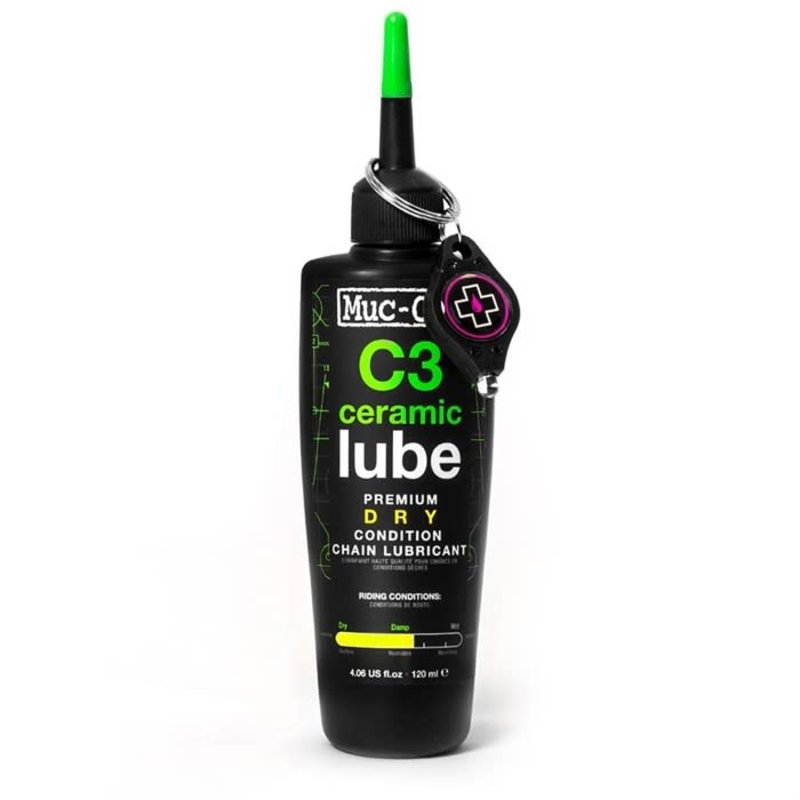 Muc-Off C3 Dry Ceramic Bike Chain Lube - 120ml, Drip