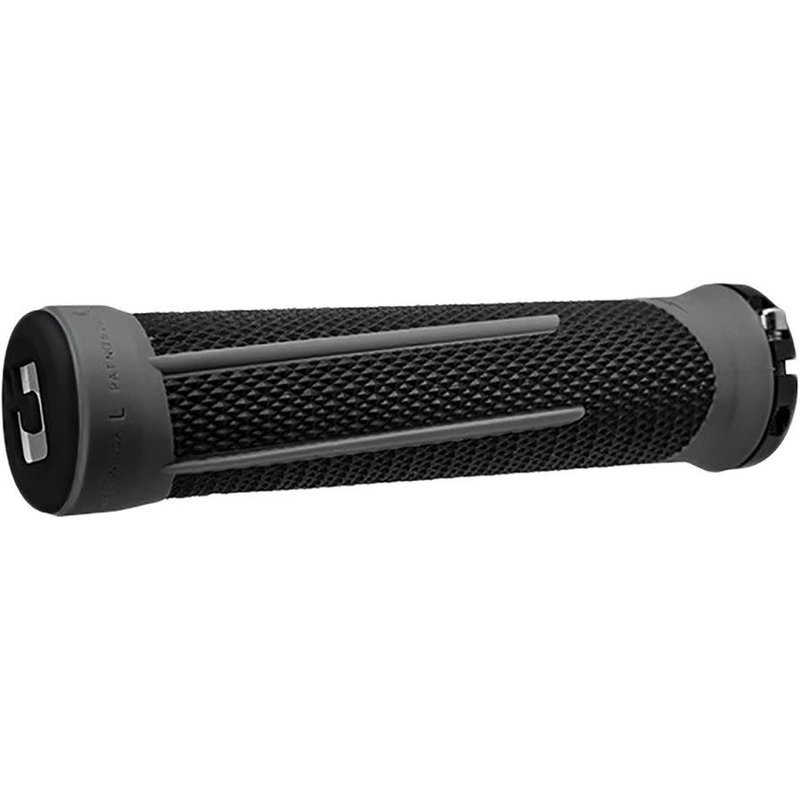 ODI AG2 Grips - Black/Graphite, Lock-On