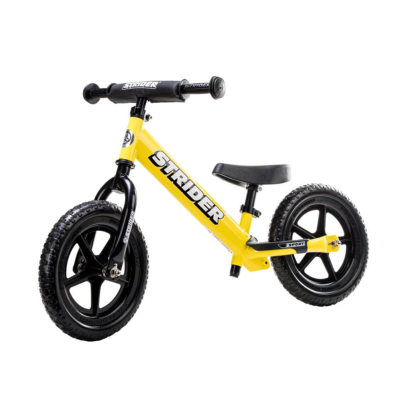 Strider Sports 12 Sport Kids Balance Bike: Yellow