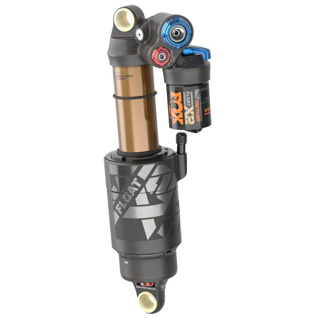 FOX LOAT X2 Factory Rear Shock - Metric, 230 x 57.5 mm, 2-Position Lever, Kashima Coat