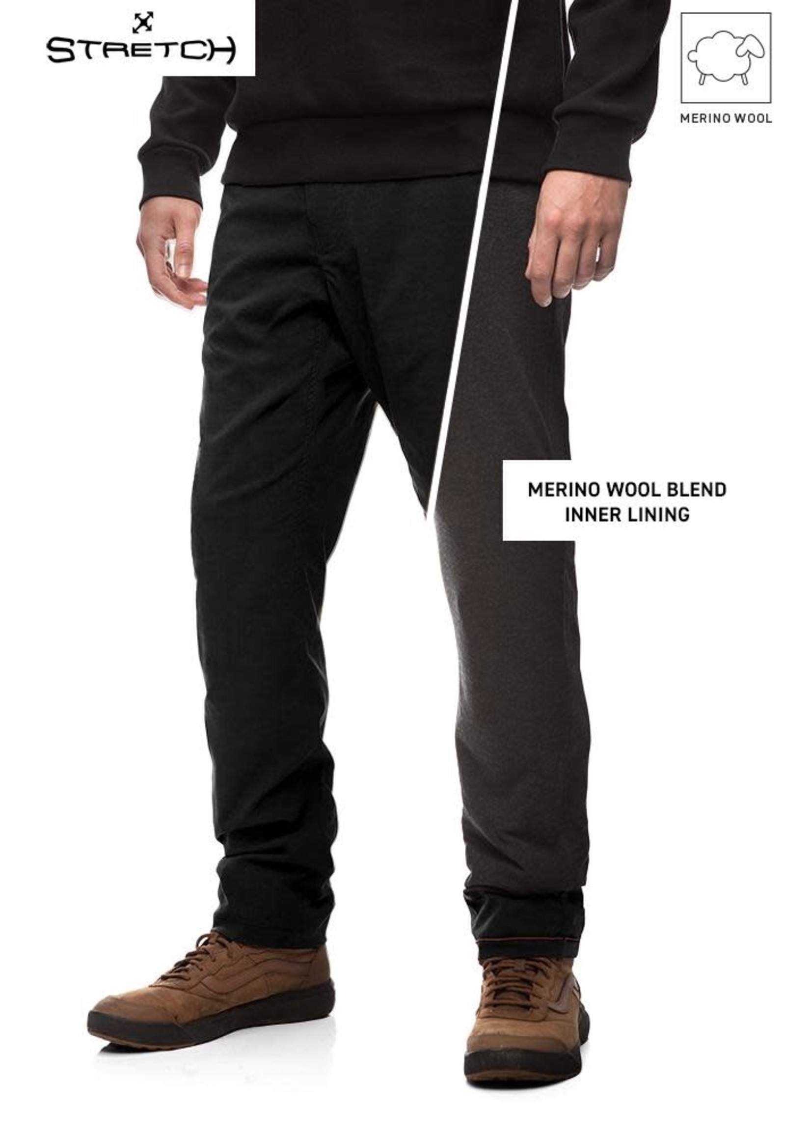 686 Men's Everywhere Merino Pant - Slim 22