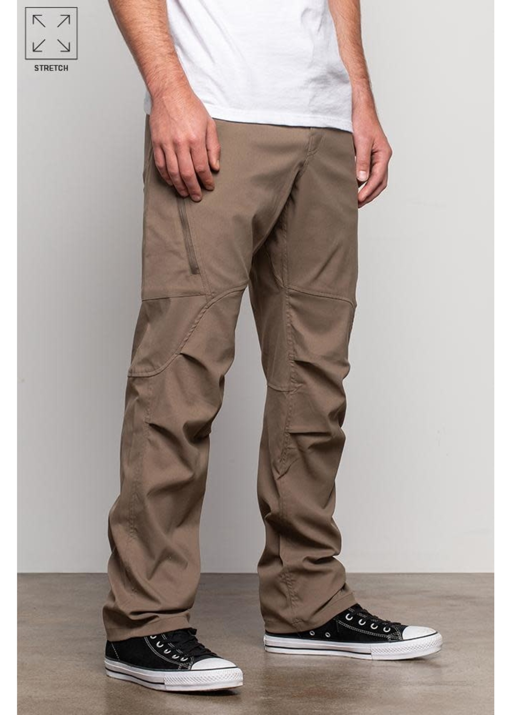 686 Mens Anything Cargo Slim Trousers (Putty) | Sportpursuit.com