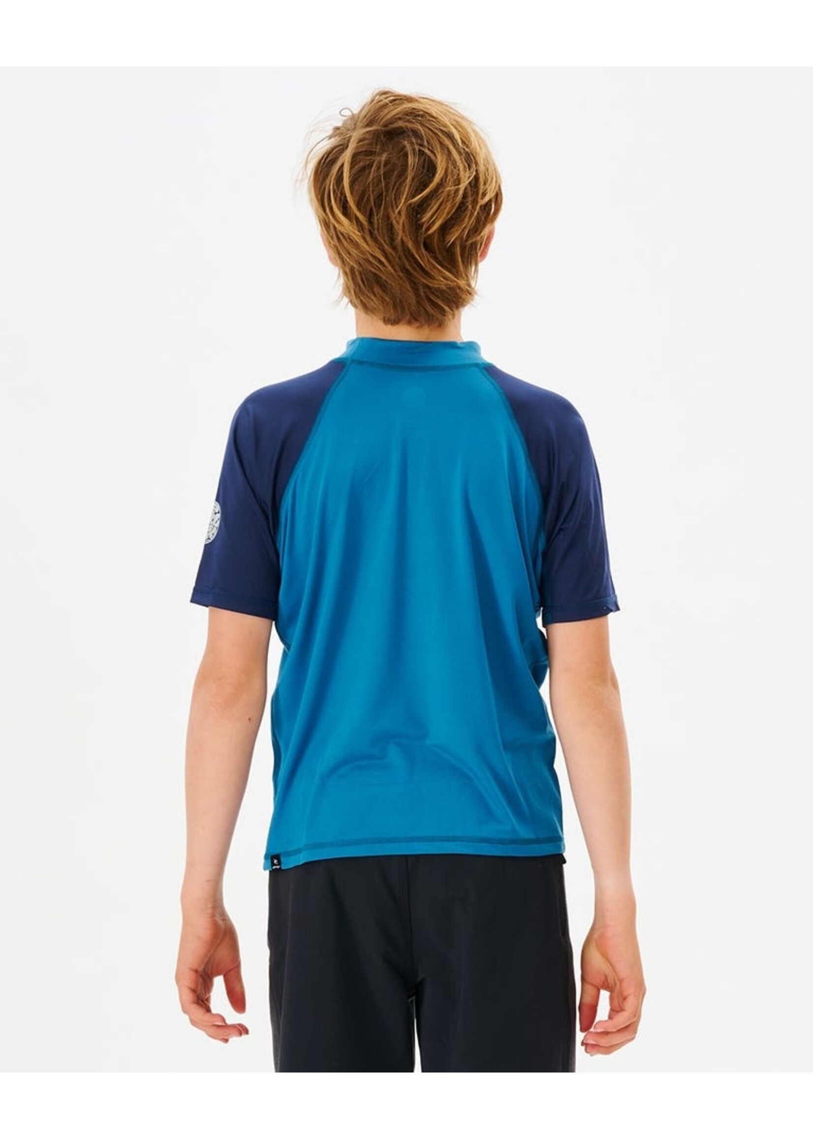 Rip Curl SHOCKWAVES S/S RASH VEST -BOY