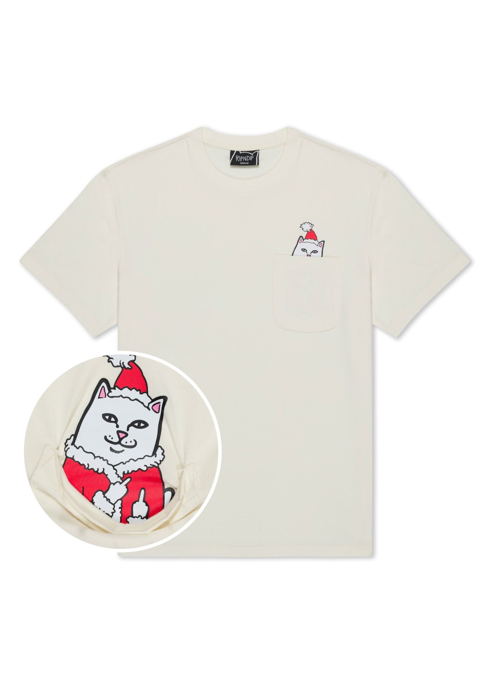 RIPNDIP RIPNDIP Lord Santa Pocket Tee