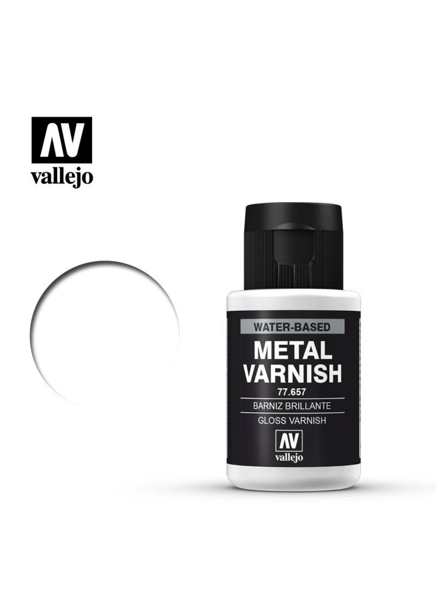 Vallejo VAL77657 Gloss Metal Varnish