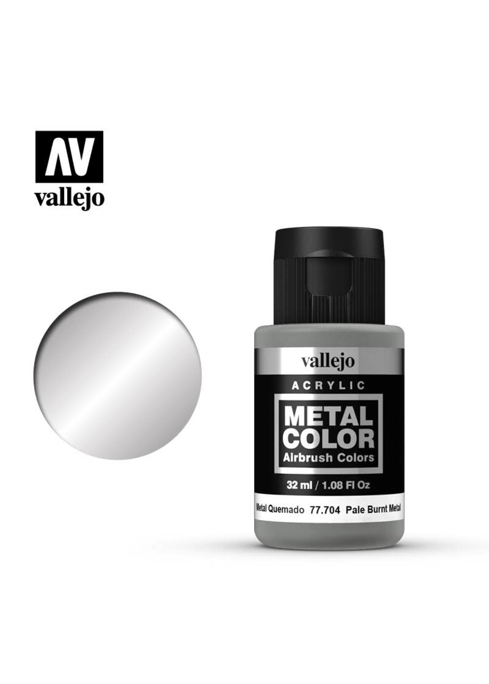 Vallejo VAL77704 Metal Color Pale Burnt (32ml)