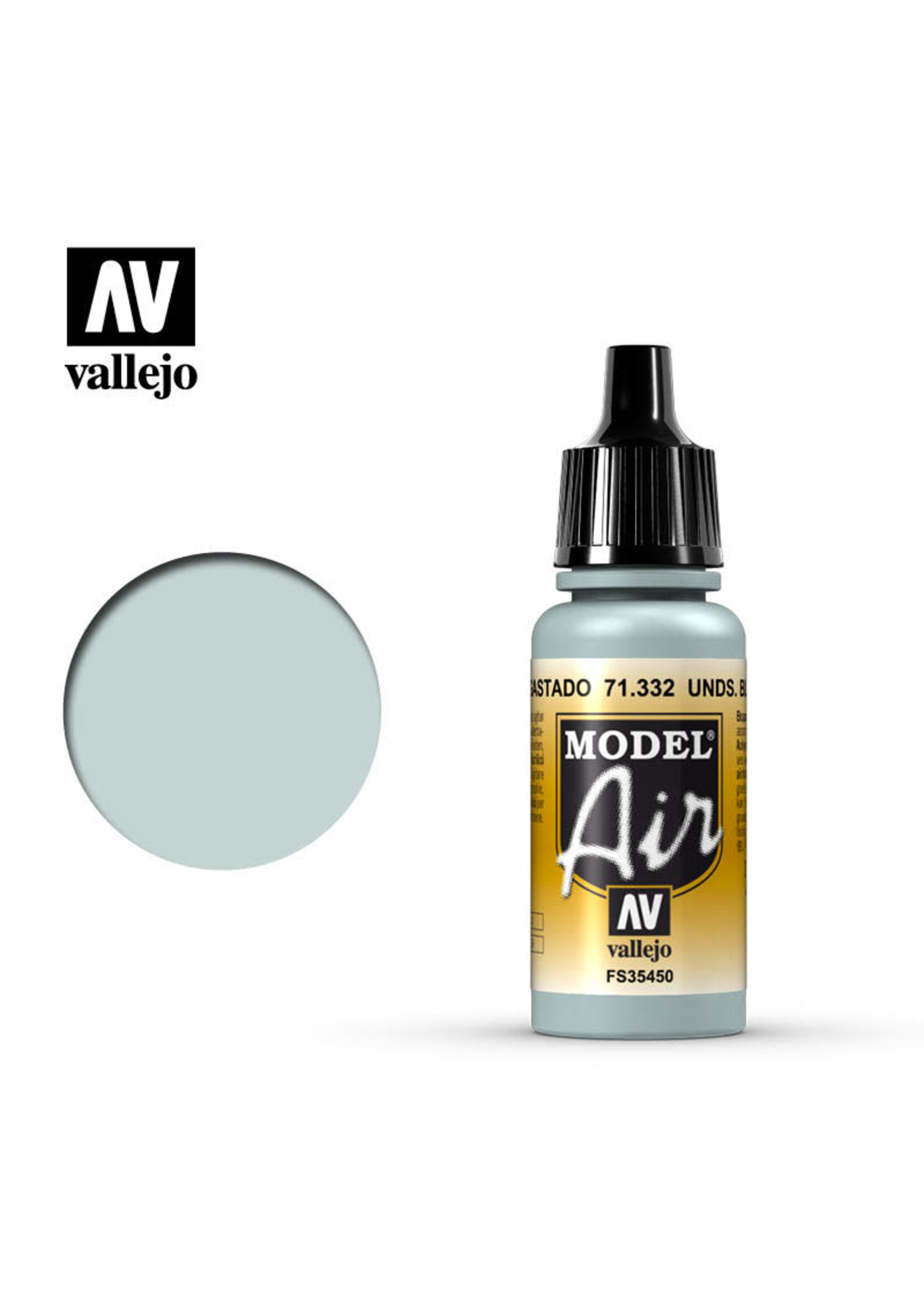 Vallejo VAL71332 Model Air Upperside Blue Faded (17ml)