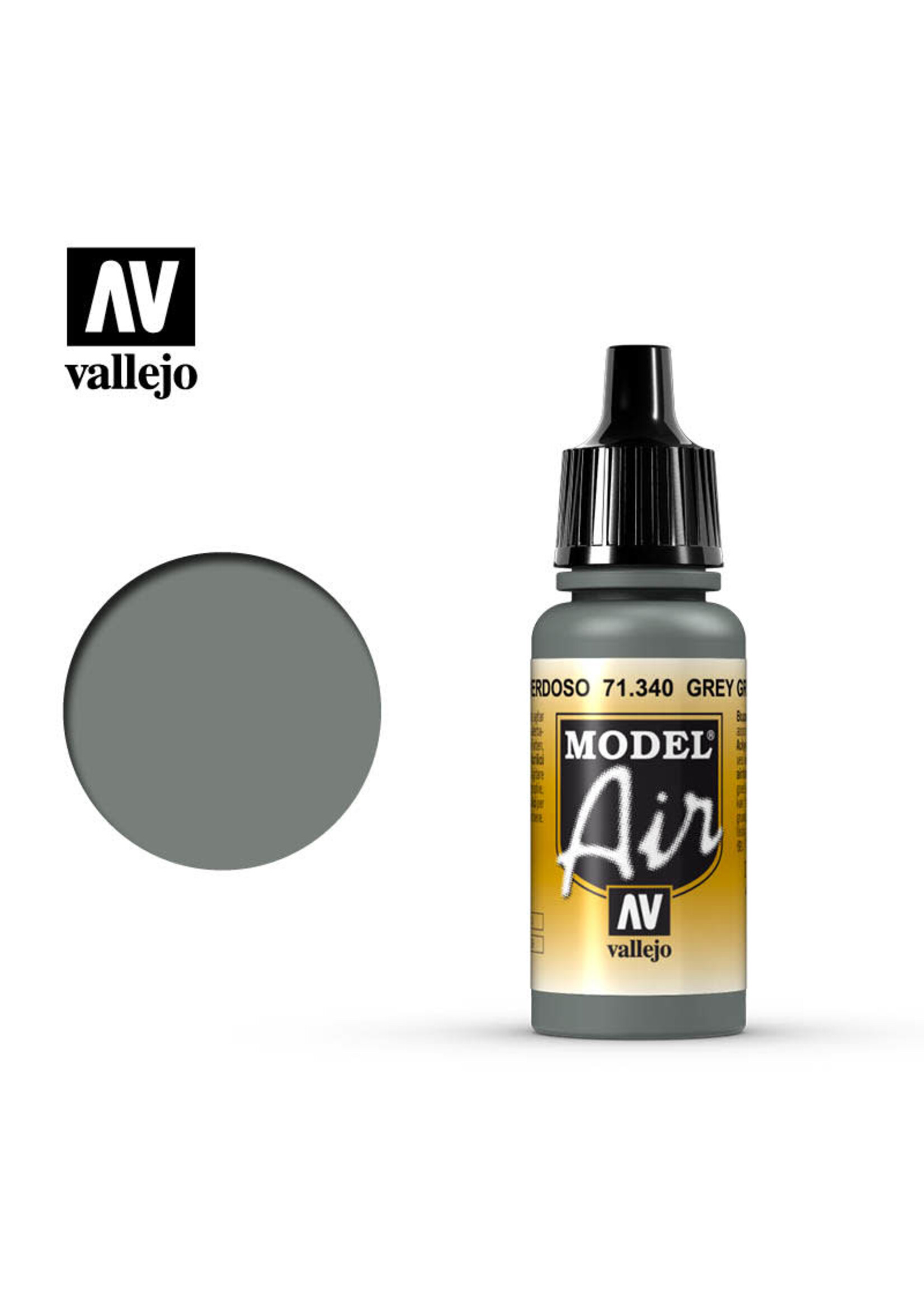 Vallejo VAL71340 Model Air Grey Green (17ml)