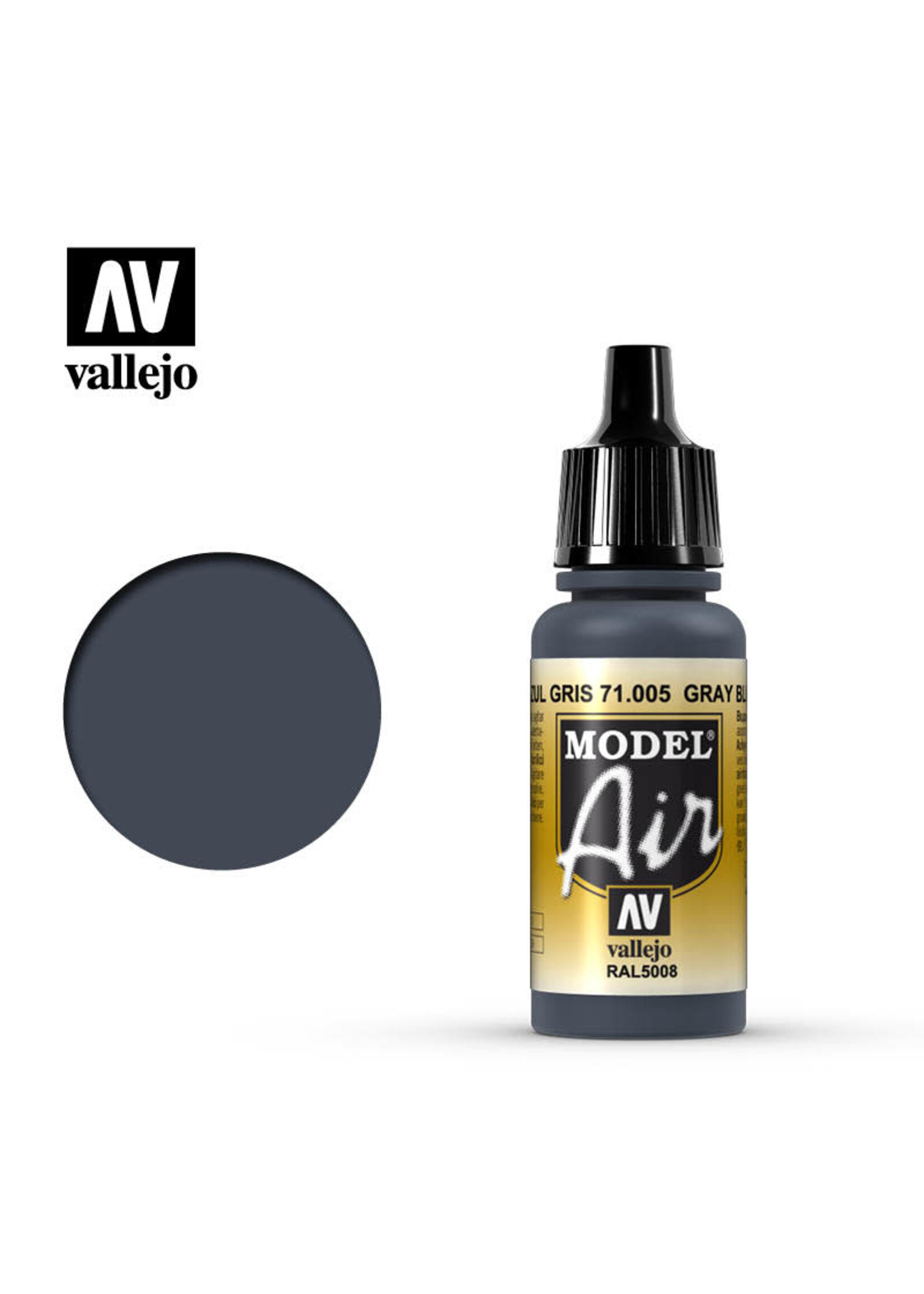 Vallejo VAL71005 Model Air Grey Blue (17ml)