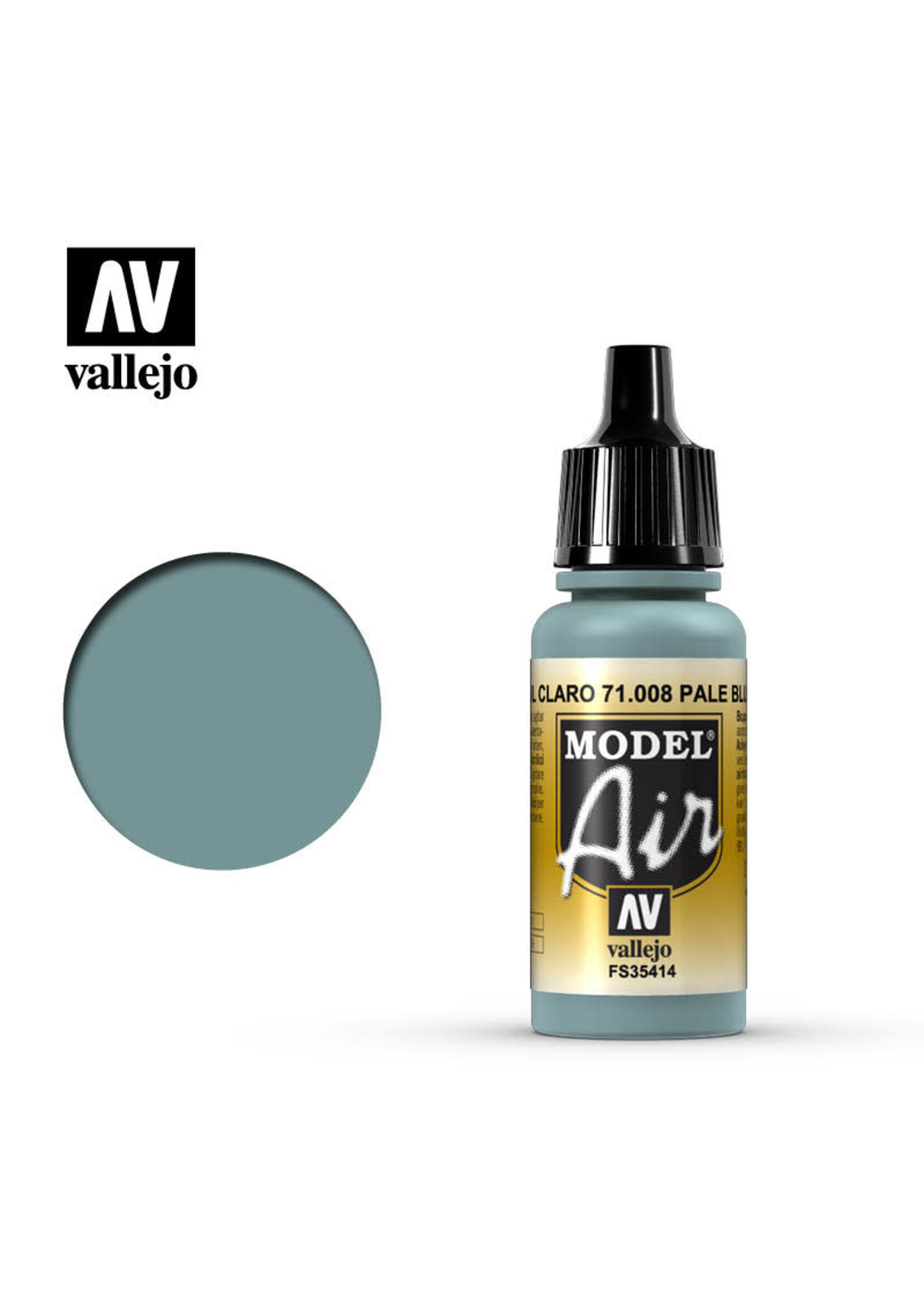 Vallejo VAL71008 Model Air Pale Blue (17ml)