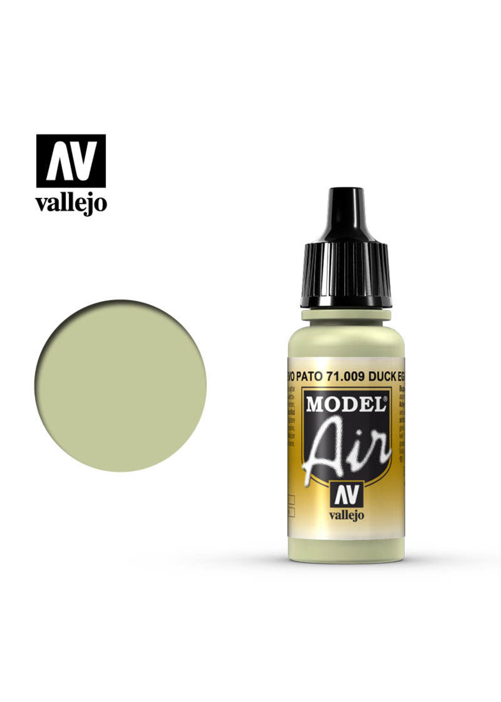 Vallejo VAL71009 Model Air Duck Egg Green (17ml)
