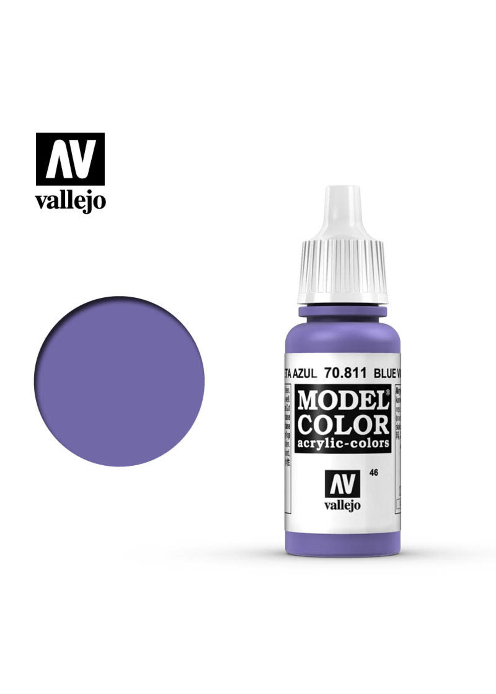 Vallejo 051VAL70811 Model Color Violet Blue (17ml)