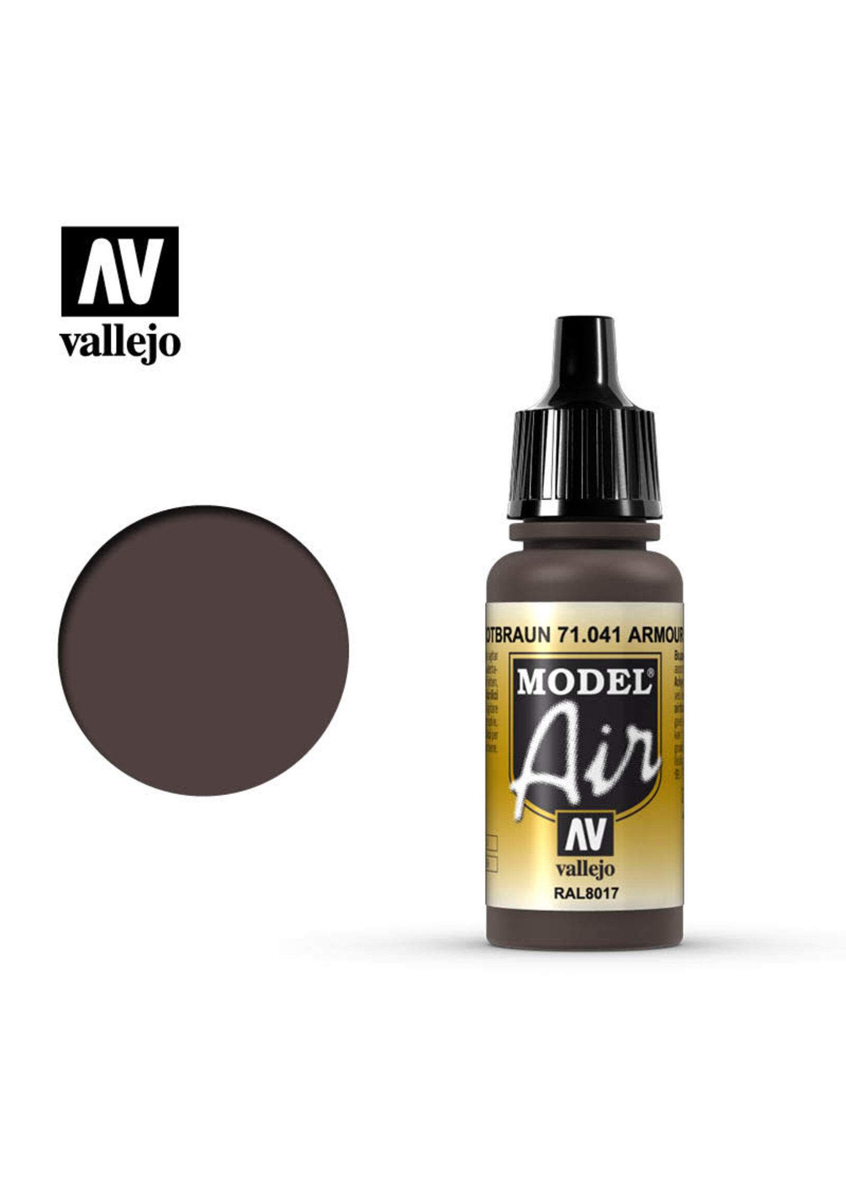 Vallejo VAL71041 Model Air Tank Brown (17ml)