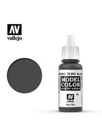 Vallejo 185VAL70862 Model Color Black Grey (17ml)