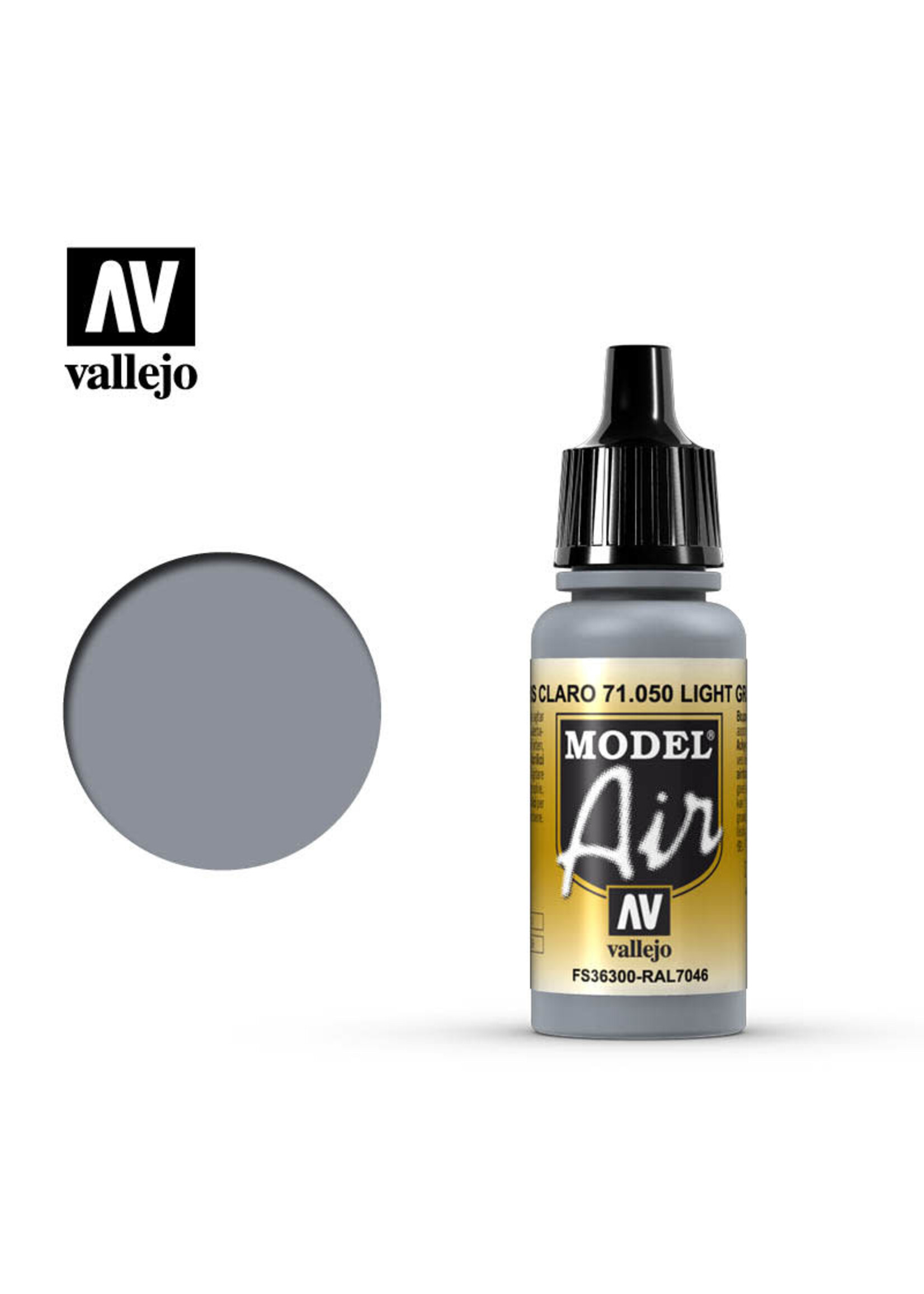 Vallejo VAL71050 Model Air Light Grey (17ml)
