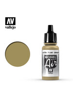 Vallejo VAL71067 Model Air Bright Brass Metallic (17ml)