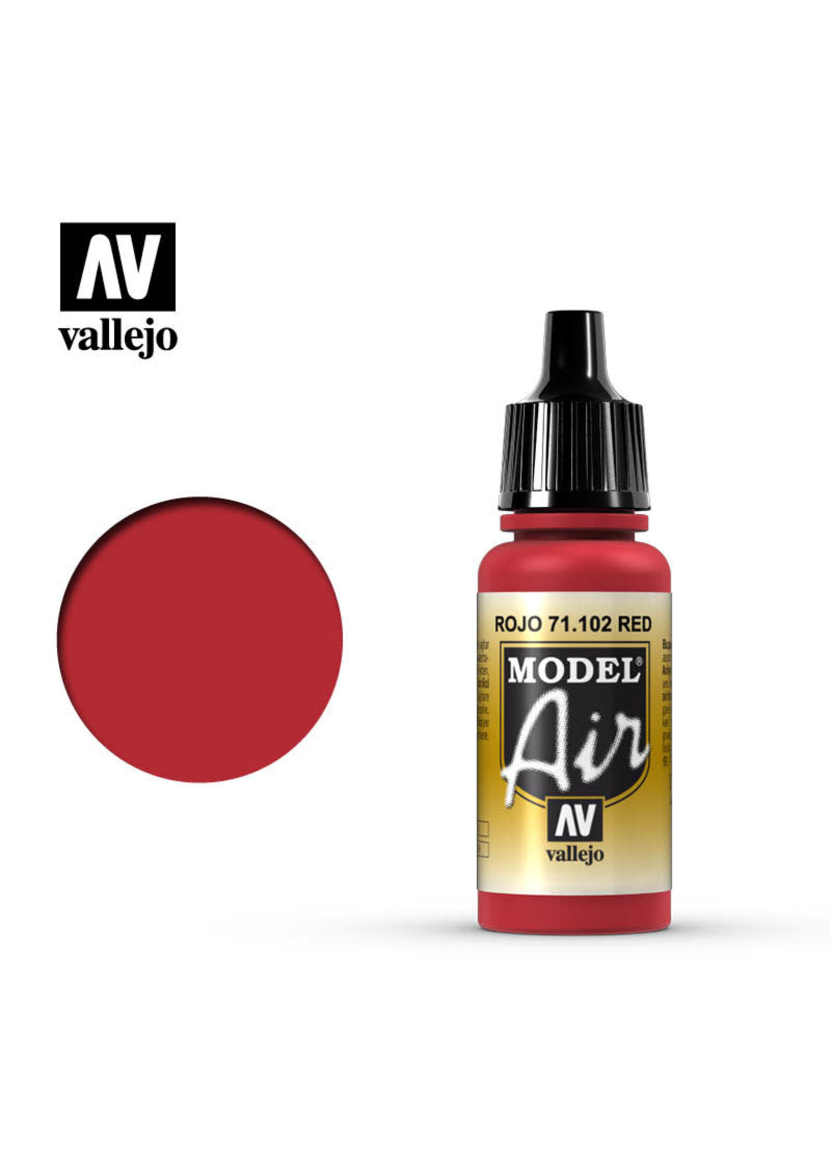 Vallejo VAL71102 Model Air Red (17ml)