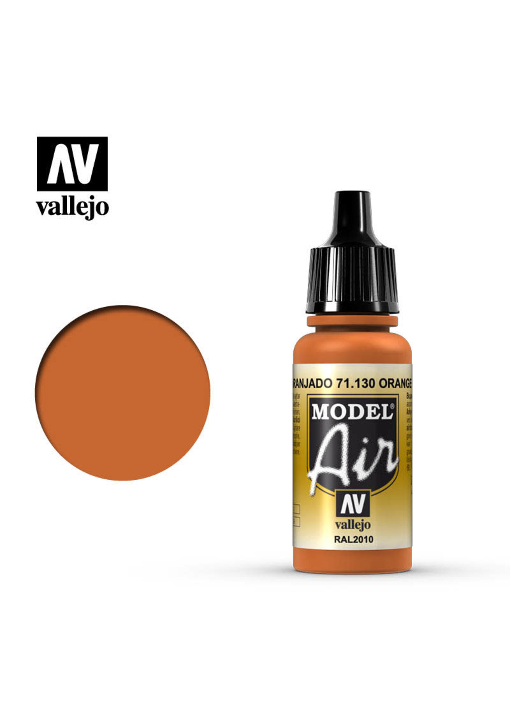 Vallejo VAL71130 Model Air Orange Rust (17ml)