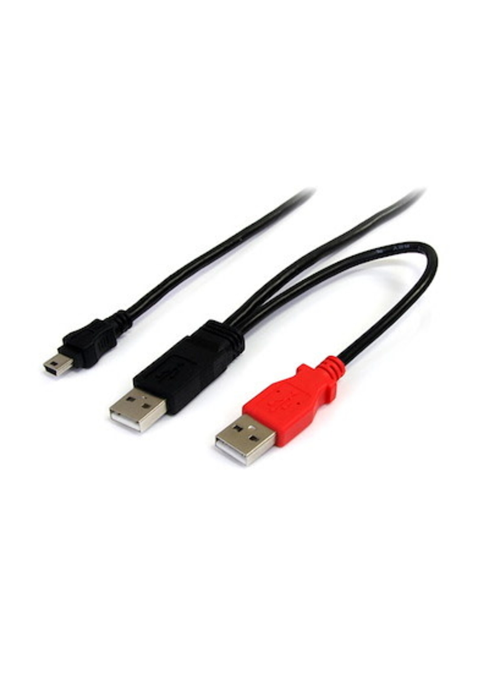 Startech 3 ft USB Y Cable - USB A to mini B
