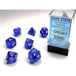 Chessex Dice RPG 23076 7pc Translucent Blue/White